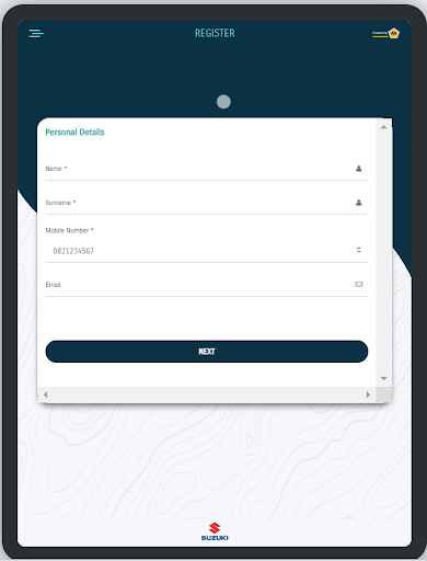 Android application Suzuki Auto Roadside Assist screenshort