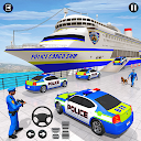 Grand Police Cargo Transport Truck:Car Parking Sim