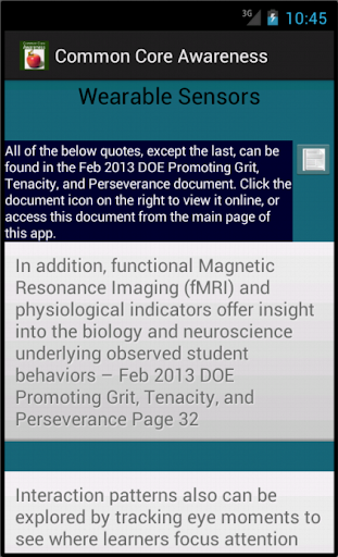 Common Core Awareness Screen 3