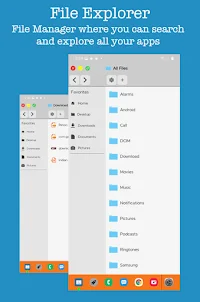 Mac OS Style Launcher -Desktop