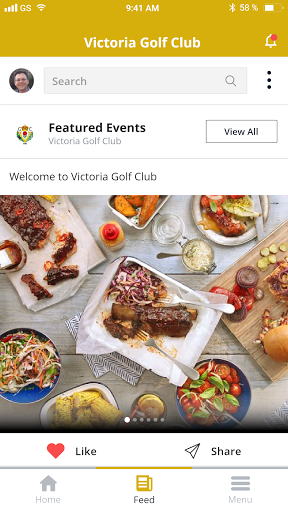 Android application Victoria Golf Club screenshort