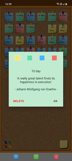 Quote of the Day Screen 3
