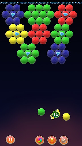 Android application Bubble Shooter Diamond screenshort