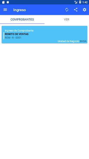 Android application Roble App screenshort