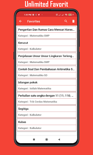 Kamus Matematika (Offline) Screen 3