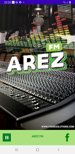 Android application Arez FM screenshort