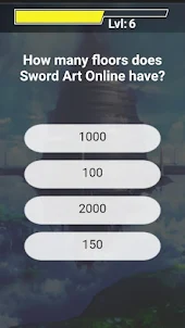 Sword Art Quiz