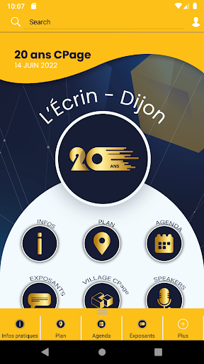 Android application 20 ans CPage screenshort