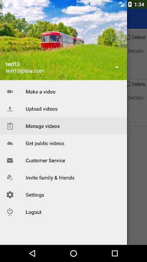 Android application AlzhaTV screenshort