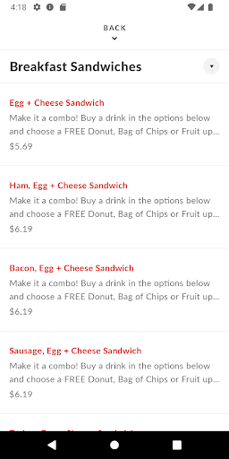 Tonys Donuts Screen 3
