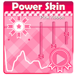 Pink ribbon Poweramp Skin icon