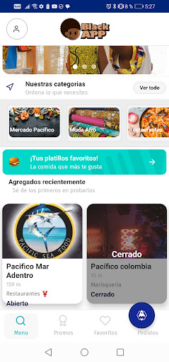 BlackApp Delivery Screen 3
