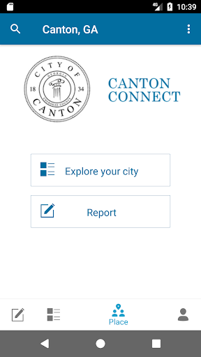 Android application Canton Connect screenshort