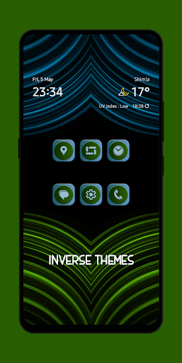 Android application Green Teal Bubblegummers Icons screenshort