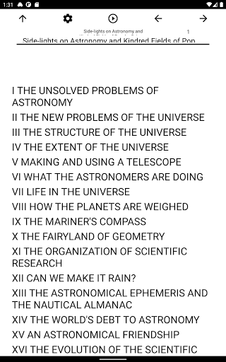 Book, Side-lights on Astronomy Screen 3