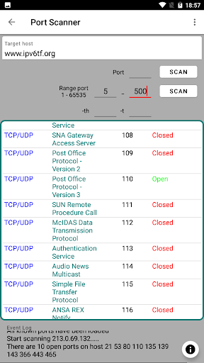Network Tool - Port Scanner Screenshot 4 - AppWisp.com