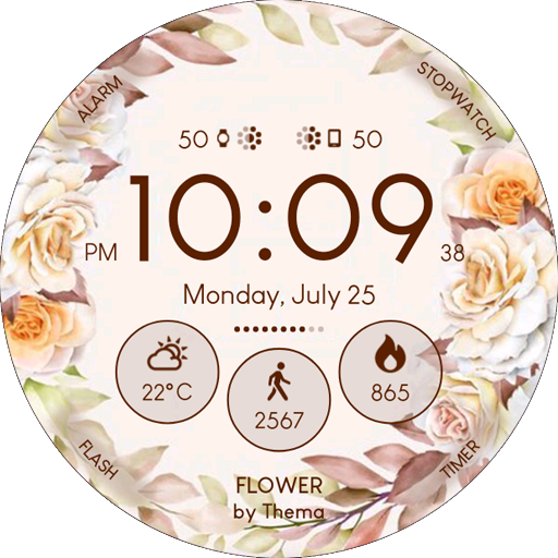 Flower Watch Face  Icon