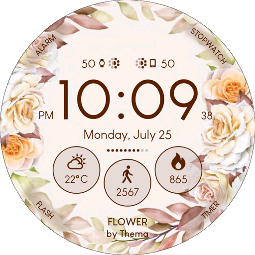 Flower face watch hotsell