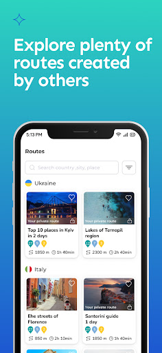 YOWAY: City walking routes Screen 3