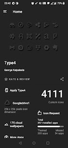 Type-4 Icon Pack APK (Naka-Patch/Buong) 4