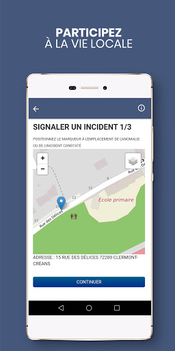 Android application Clermont-Créans screenshort