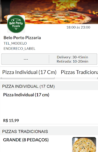 Belo Porto Pizzaria Screen 2