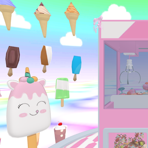 rainbow ice cream collecting logo