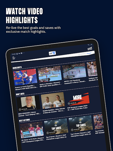 Watch free live Handball Games - EHF TV