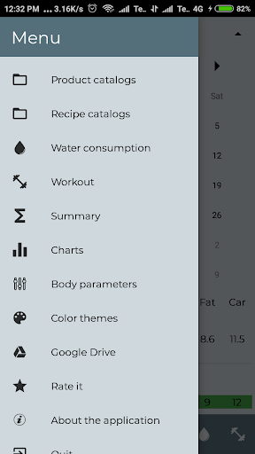 Nutrition Diary Pro calorie c