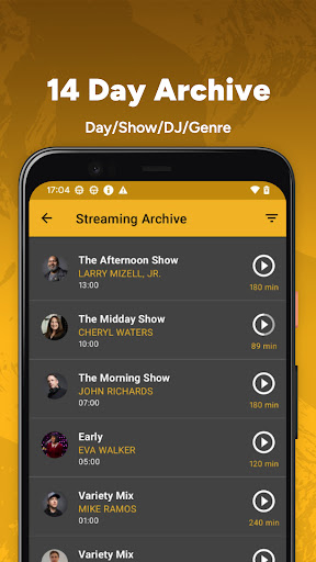 Android application KEXP screenshort