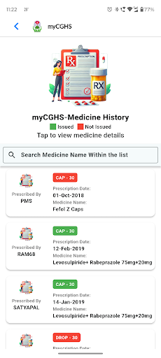 myCGHS 2.0 screenshot 4