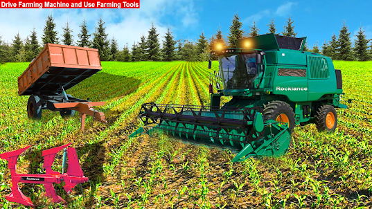 Трактор Вождение 3д Ферма Игры