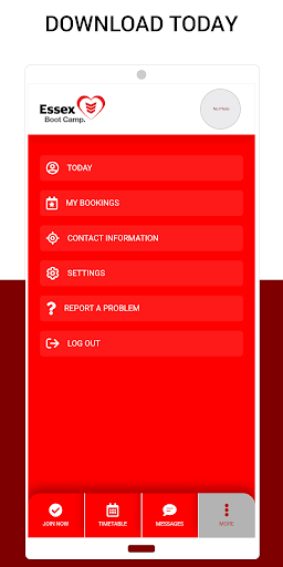Android application Essex Boot Camp screenshort