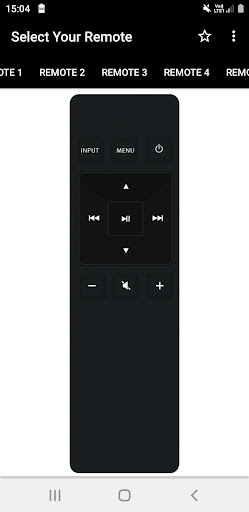 Vizio Soundbar Remote Screen 2