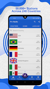 FM Radio: AM, FM, Radio Tuner 6.5 screenshots 1