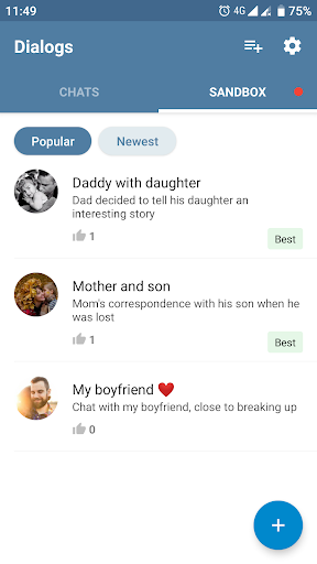 Fake Chat Story Messenger Screen 3