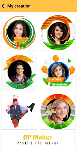 India Flag DP Maker ProfilePic Screen 3