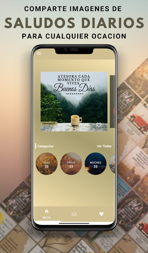 Android application Saludos Diarios screenshort