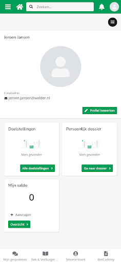 Android application Mijn Binkie screenshort