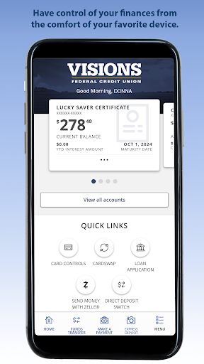 Visions FCU Mobile Screen 3