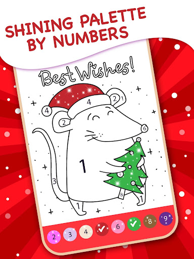 Kids Christmas Coloring Book Screen 2