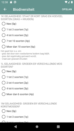 Biodiversiteit App Screen 3
