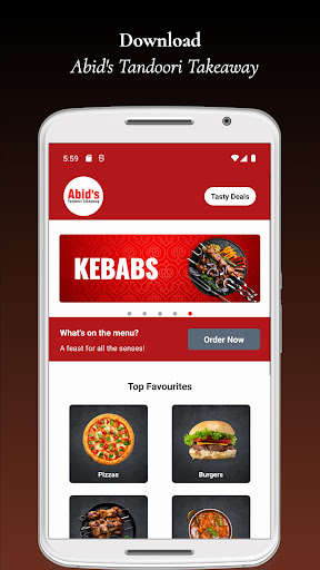 Android application Abid’s Tandoori Dalry screenshort