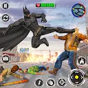 Flying Bat Hero Man Superhero APK