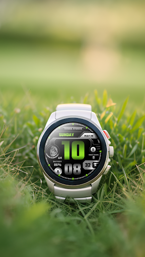 Bold Digital Watch Face VS65 Screen 3