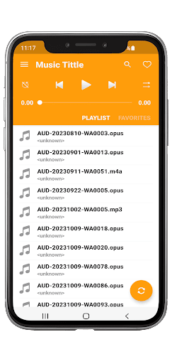 Android application Lite music app screenshort