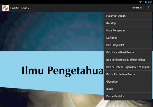 Kurikulum 2013 SMP Kelas 7 IPA