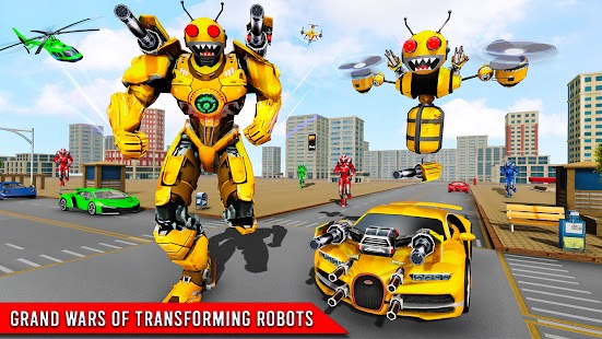 Bienen-Roboter-Auto-Spiel Screenshot