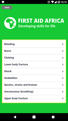First Aid Africa Screen 2