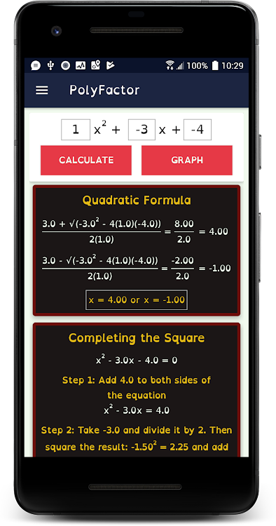 Quadratic Calculator - 1.3 - (Android)